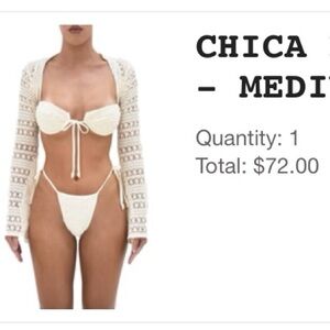 Heart of Sun Chica Bolero Swim Coverup